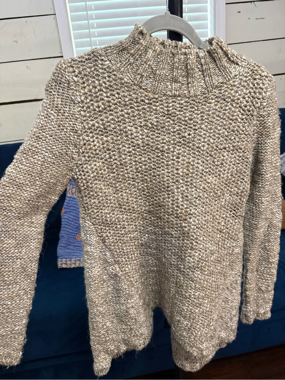 Zara Chunky Knit Sweater - Cream size M